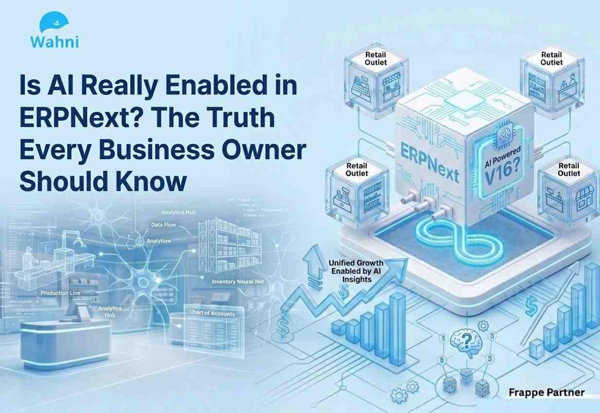 Is AI Really Enabled in ERPNext? The Truth Every Business Owner Should Know - Cover Image